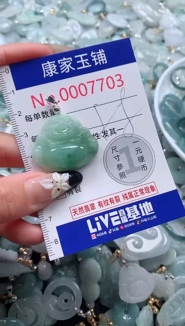 颈饰未镶嵌翡翠7703