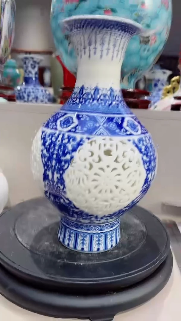 摆件景德镇陶瓷花瓶
