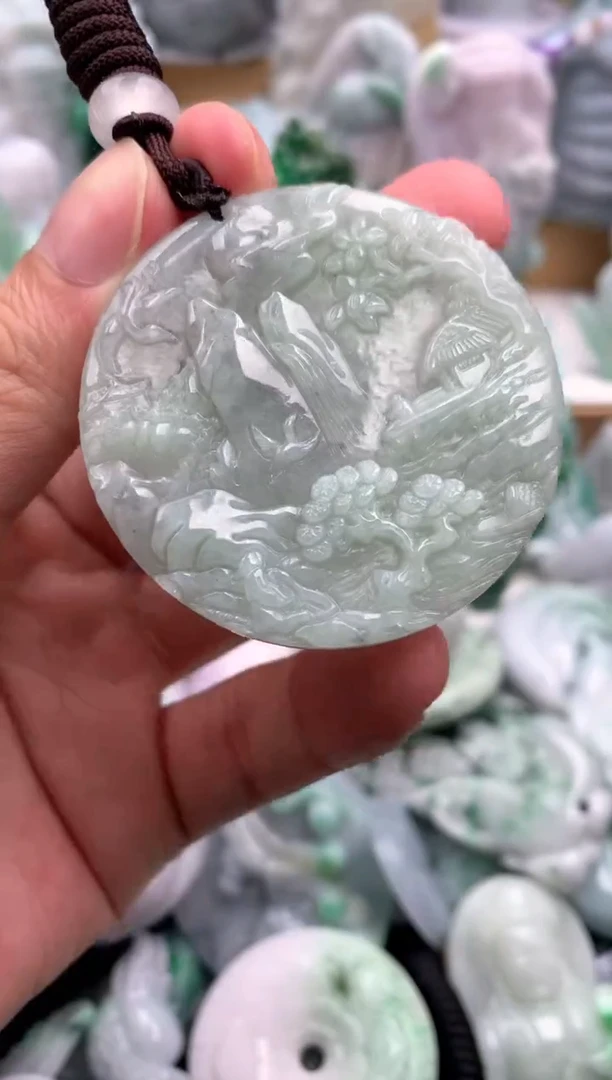 吊坠(不含链)未镶嵌翡翠1