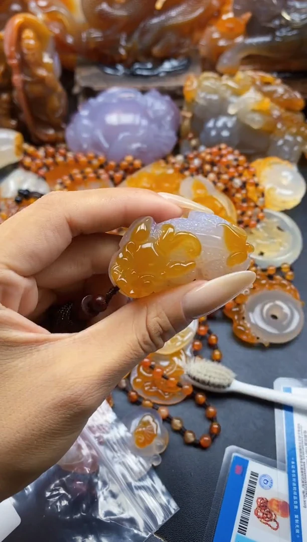 玛瑙/玉髓颈饰未镶嵌ll