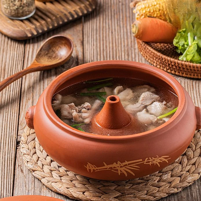 云南建水汽锅鸡汽锅蒸汽锅气锅蒸锅家用砂锅商用盗汗鸡锅非紫陶