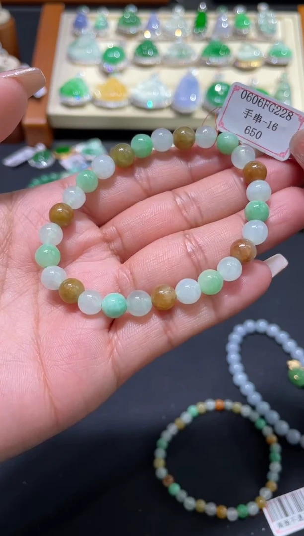 未镶嵌手串翡翠0606FG228