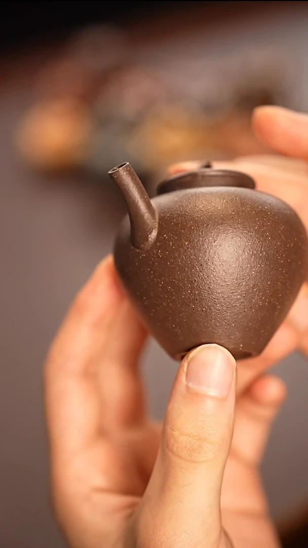 茶壶紫砂小陶罐100cc 天青泥