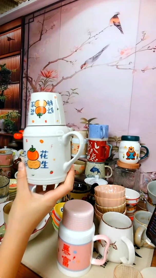 牛**?【茶瓷物语闪购福利】好柿花生茶壶