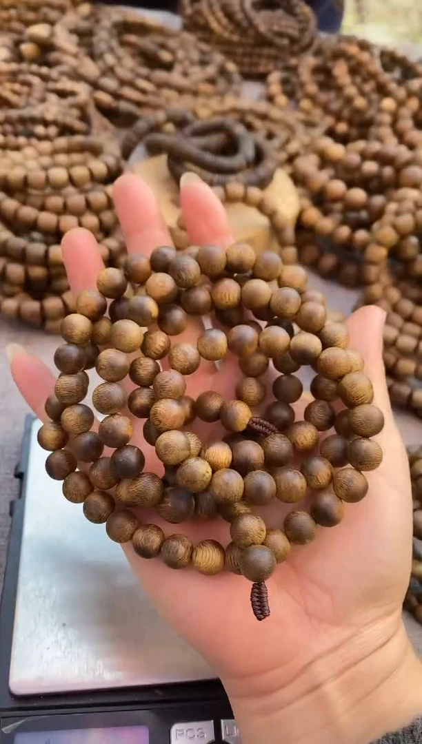 【闪购商品】沉香手串中山09圆珠多圈棋楠手串多样性发一