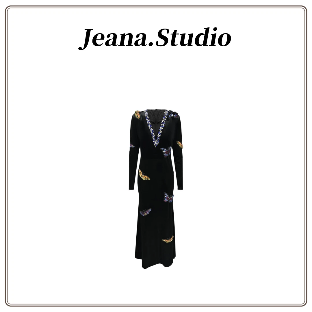 【Jeana.Studio】原创设计【七彩蝴蝶】连衣裙