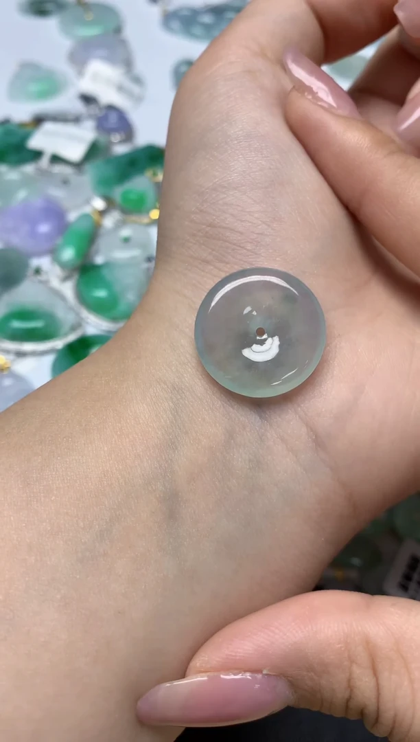 颈饰未镶嵌翡翠天然缅甸a货翡翠百元以上9元证书费自理