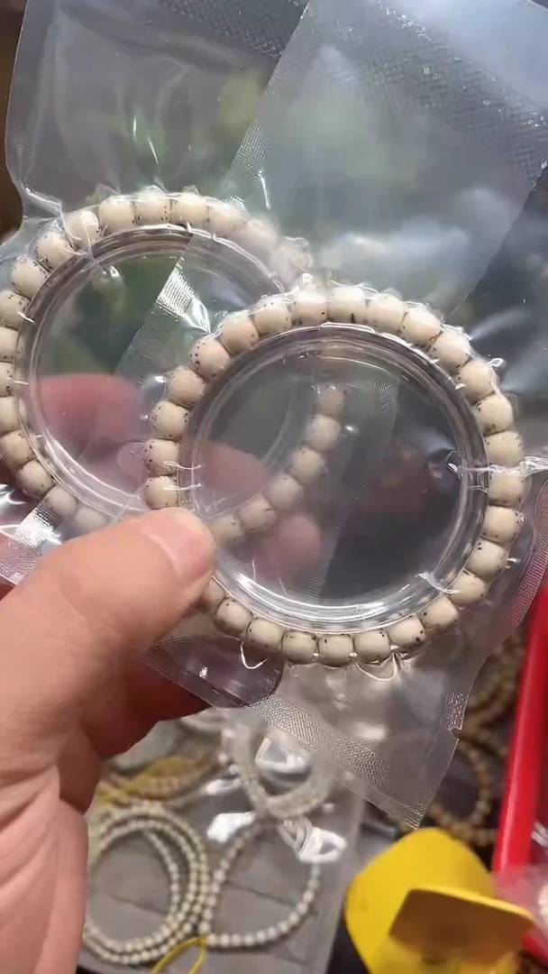 星月菩提手串海南星月菩提《Y26》8X7河豚单圈