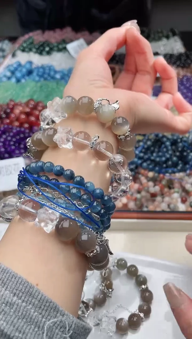 【闪购商品】水晶手链银S925镶嵌设计款646