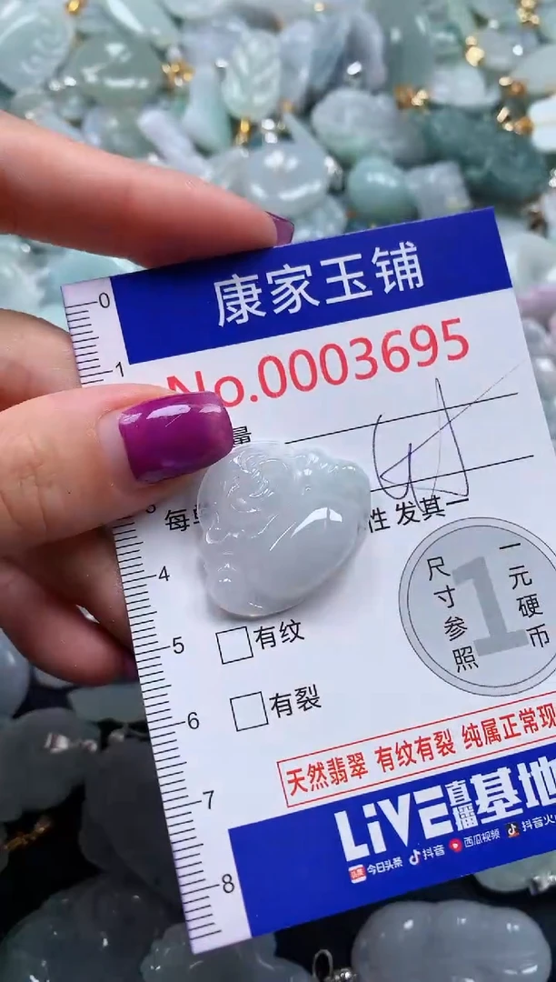 颈饰未镶嵌翡翠3695