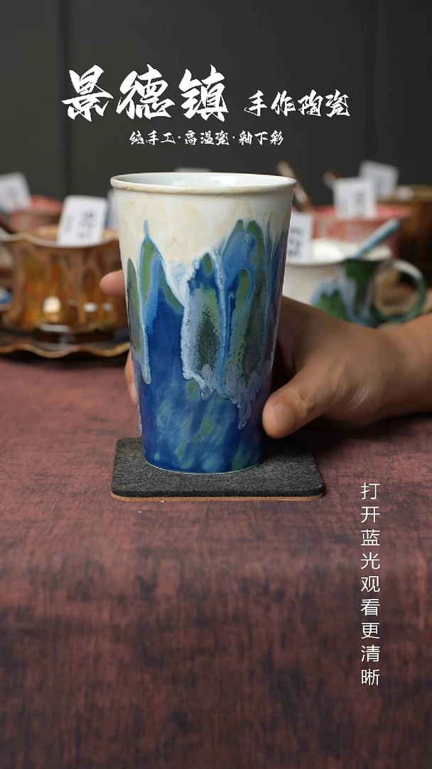 原创景德镇手工高温陶瓷587