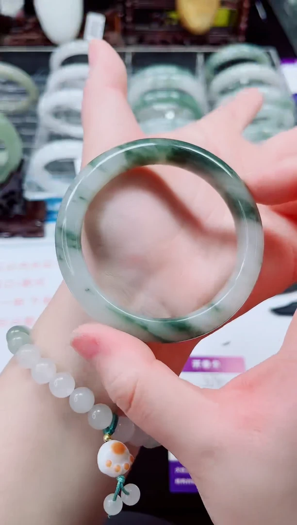 未镶嵌手镯石英质玉374-56/57