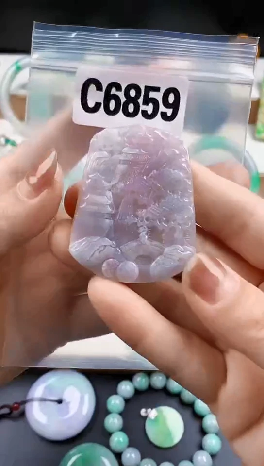 颈饰未镶嵌翡翠天然翡翠吊坠挂件
