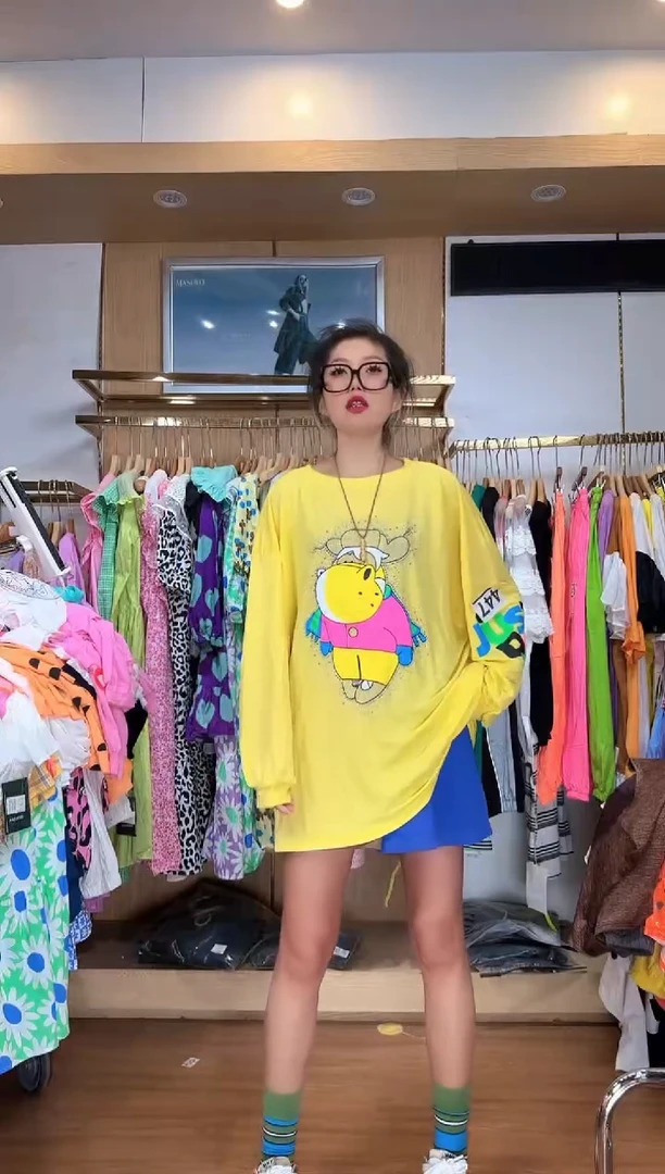 百搭夏季宽松休闲大码t恤衫