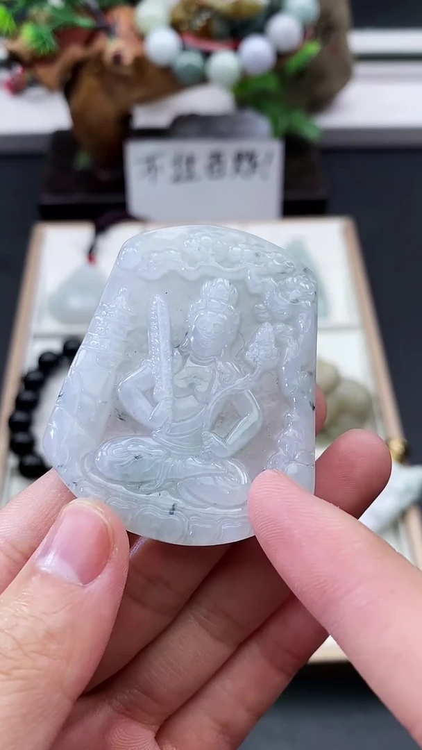 颈饰未镶嵌翡翠天然缅甸A货翡翠