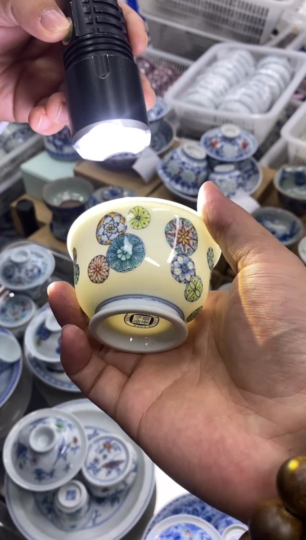 摆件陶景德陶瓷茶具容量约60