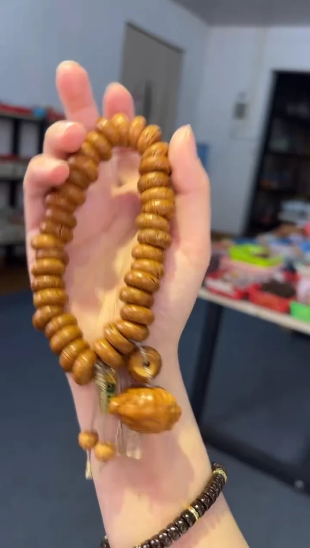 吊坠菩提根/象牙果 桃核甜甜圈【有钱有余】手持