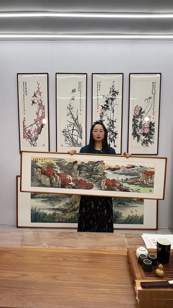 国画张现军 160*45 鸿运当头