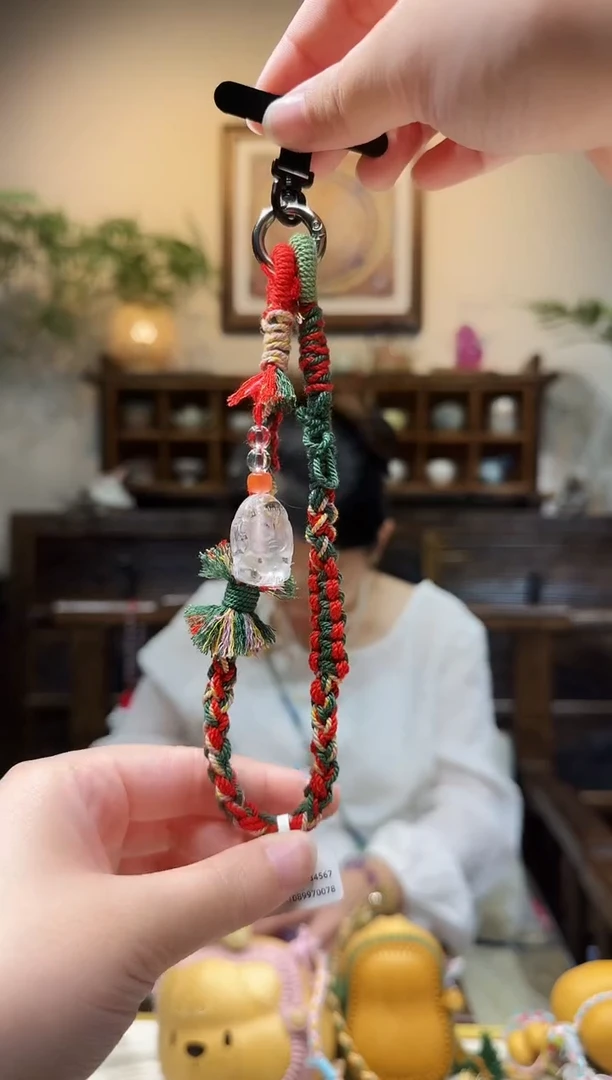 颈饰未镶嵌水晶手机链
