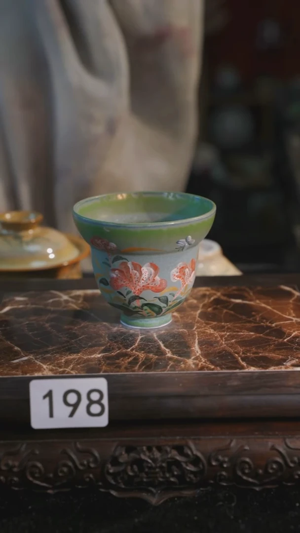 杯子等烟雨陶瓷手作主人杯198