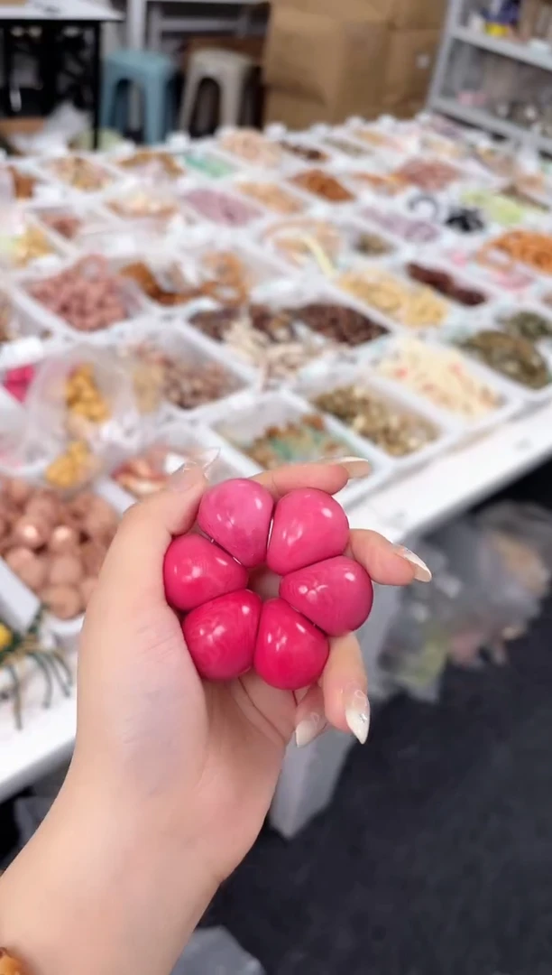 把件菩提根/象牙果【胭脂团子27mm】象牙果蒜瓣手捻 CP113-436