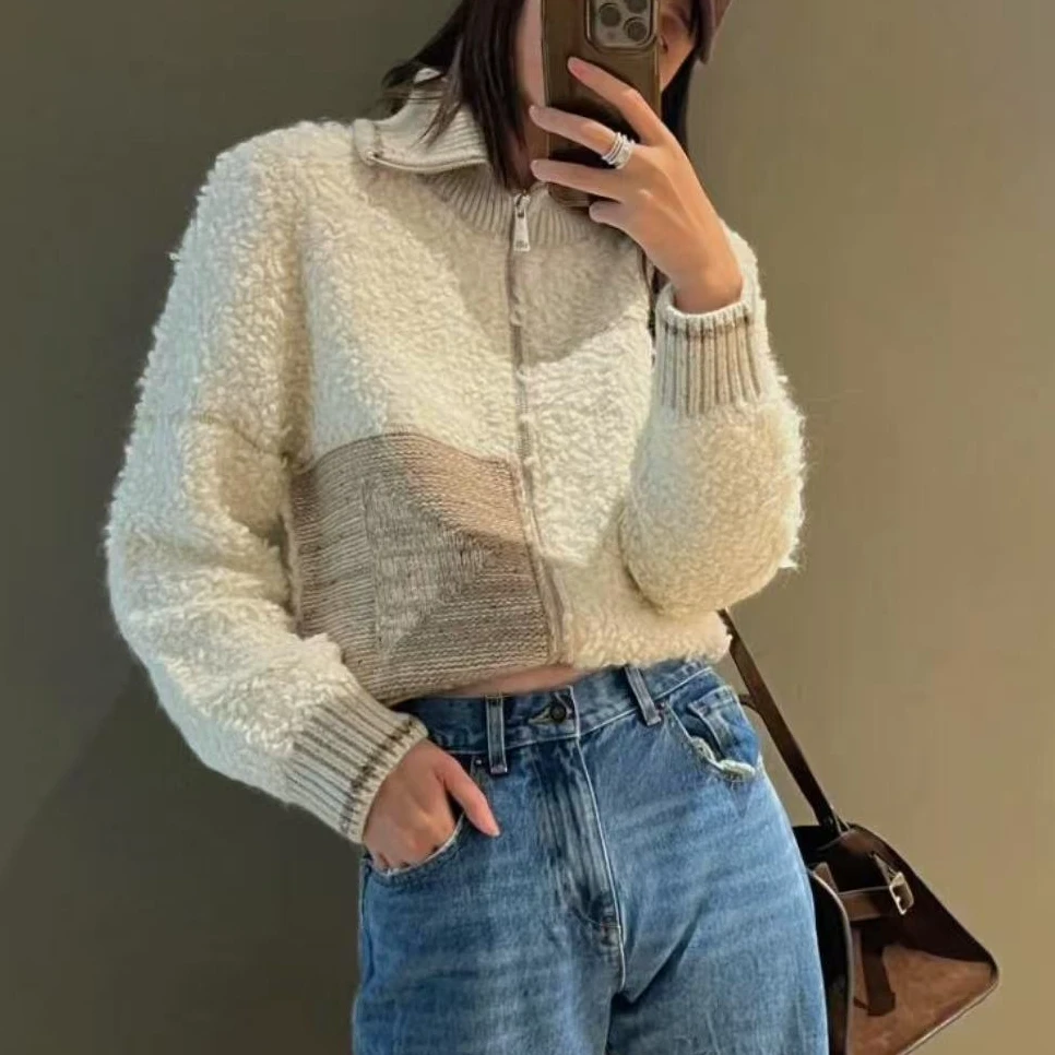 未使用 BOTTEGA VENETA/葆蝶家 拼接拉链休闲夹克