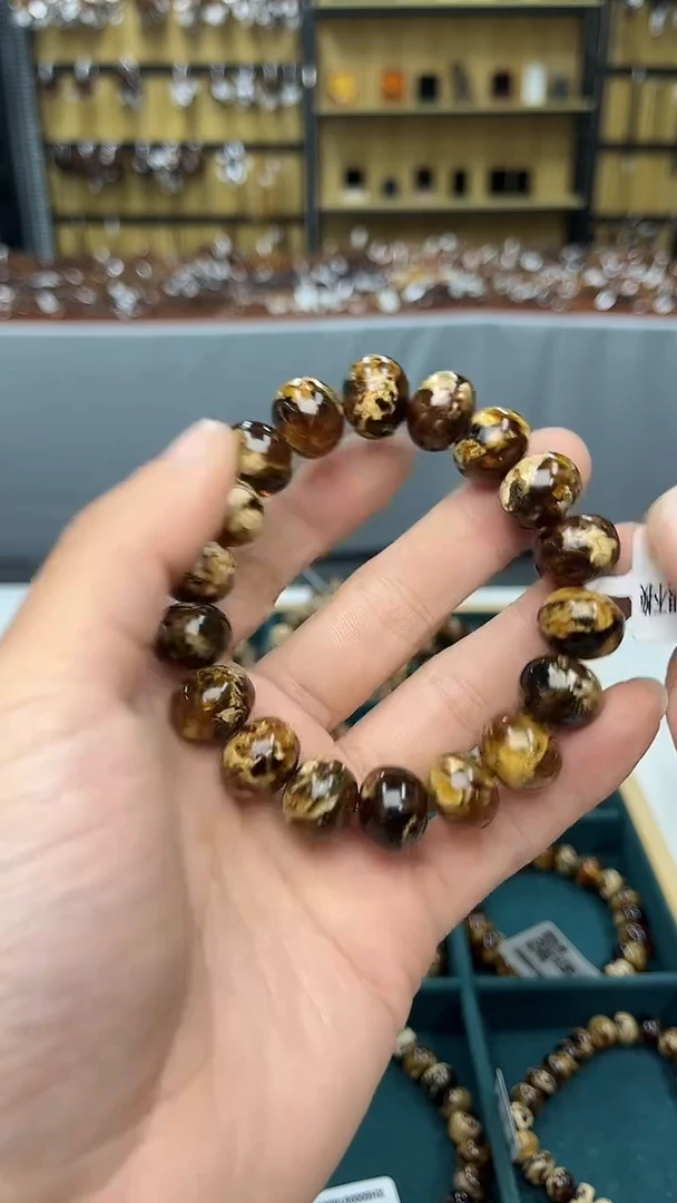 裸石琥珀未镶嵌抚顺琥珀14+花珀多样性发其一