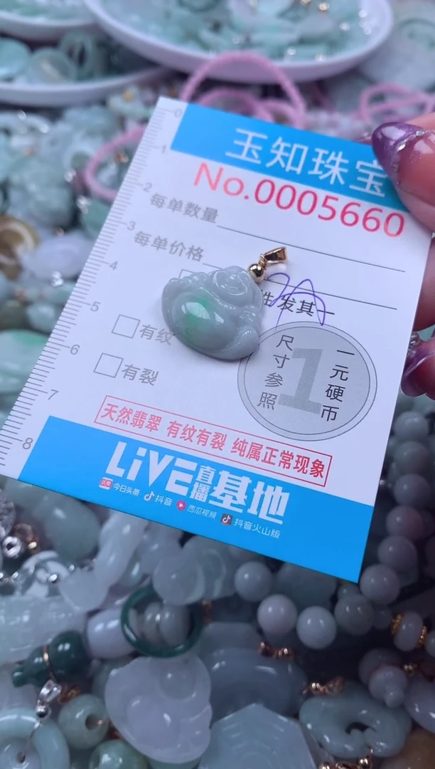 翡翠未镶嵌吊坠(不含链)5660