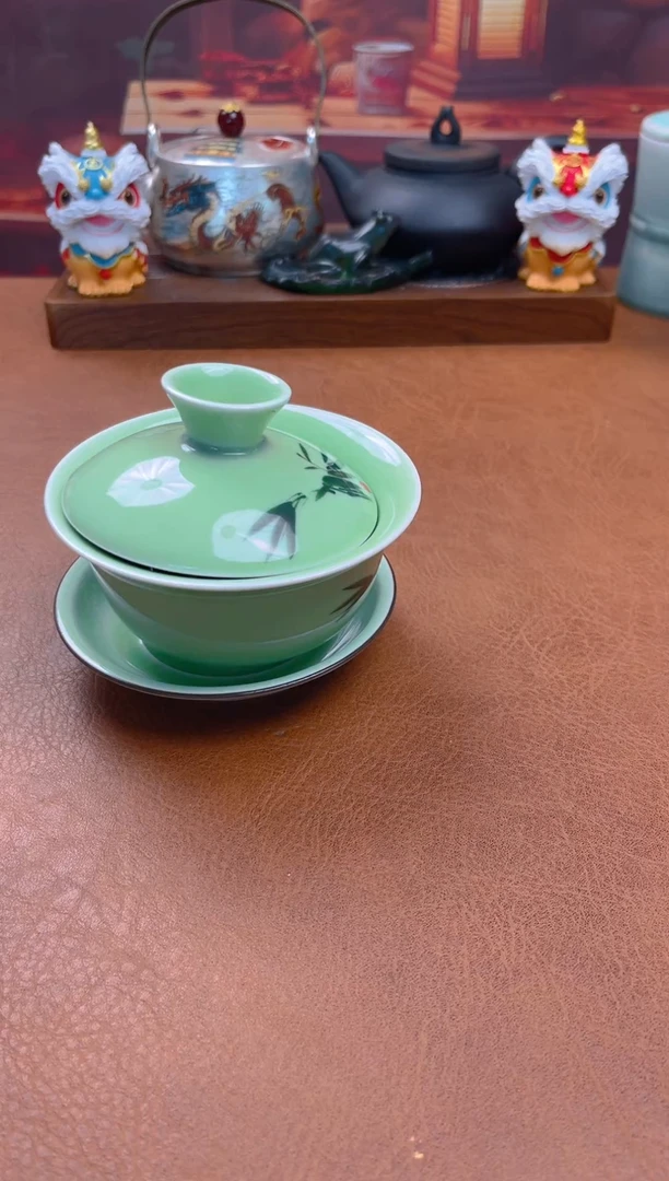 陶瓷茶具摆件旅行套组