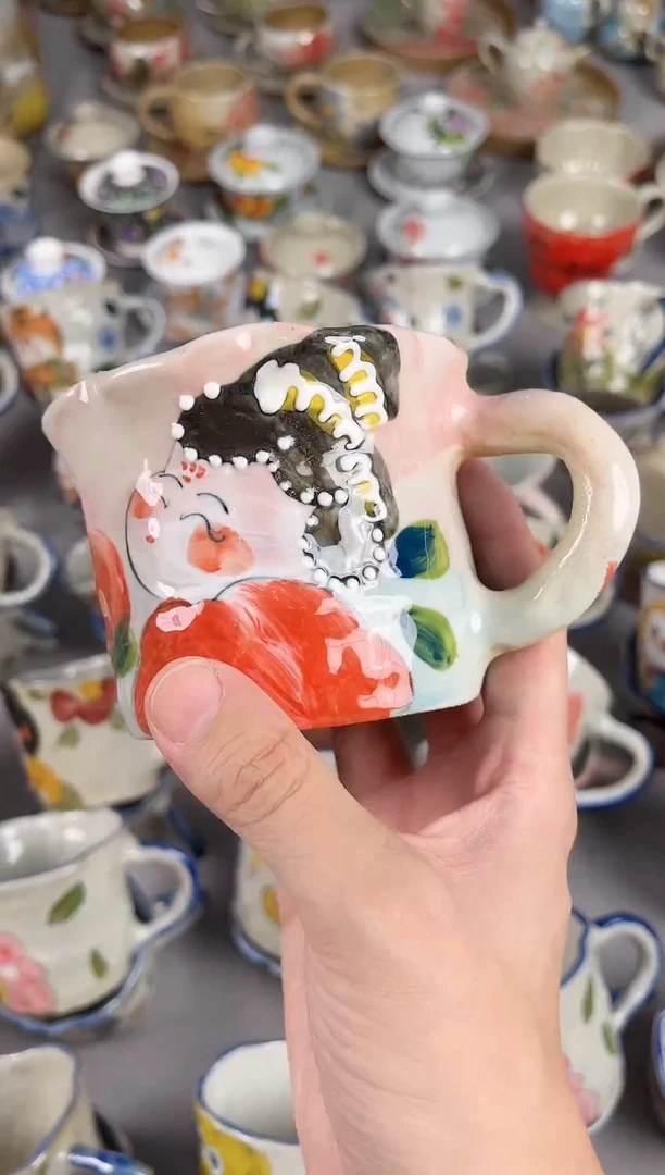 【闪购商品】手绘高温釉下彩陶瓷