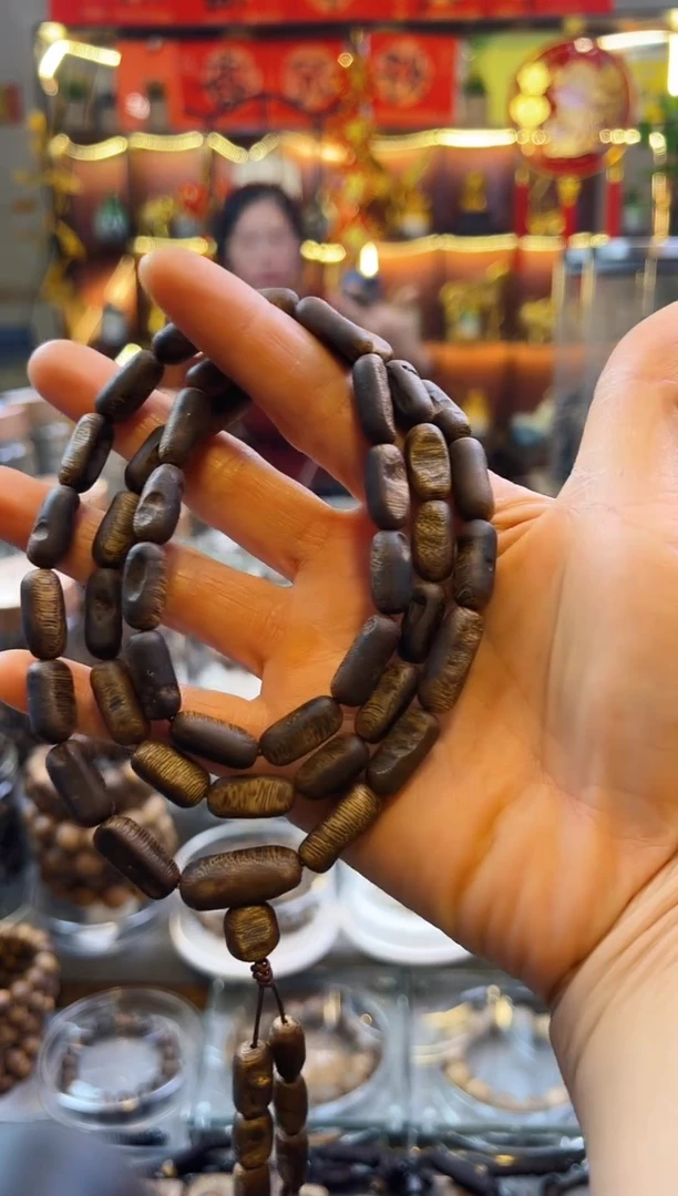 【闪购商品】沉香手串棋楠留疤虫漏手串