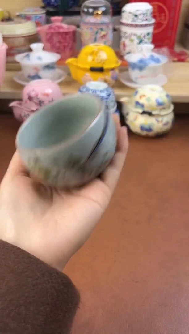 陶陶瓷茶具摆件旅行套组