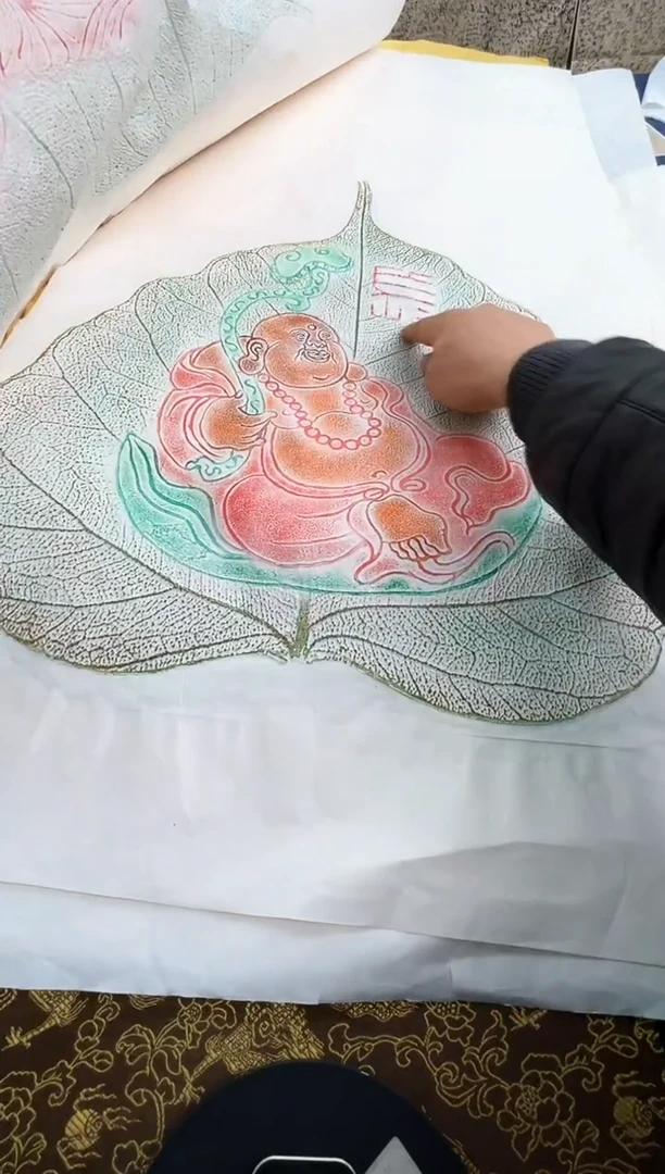 昌化石印石【****】111菩提叶21张