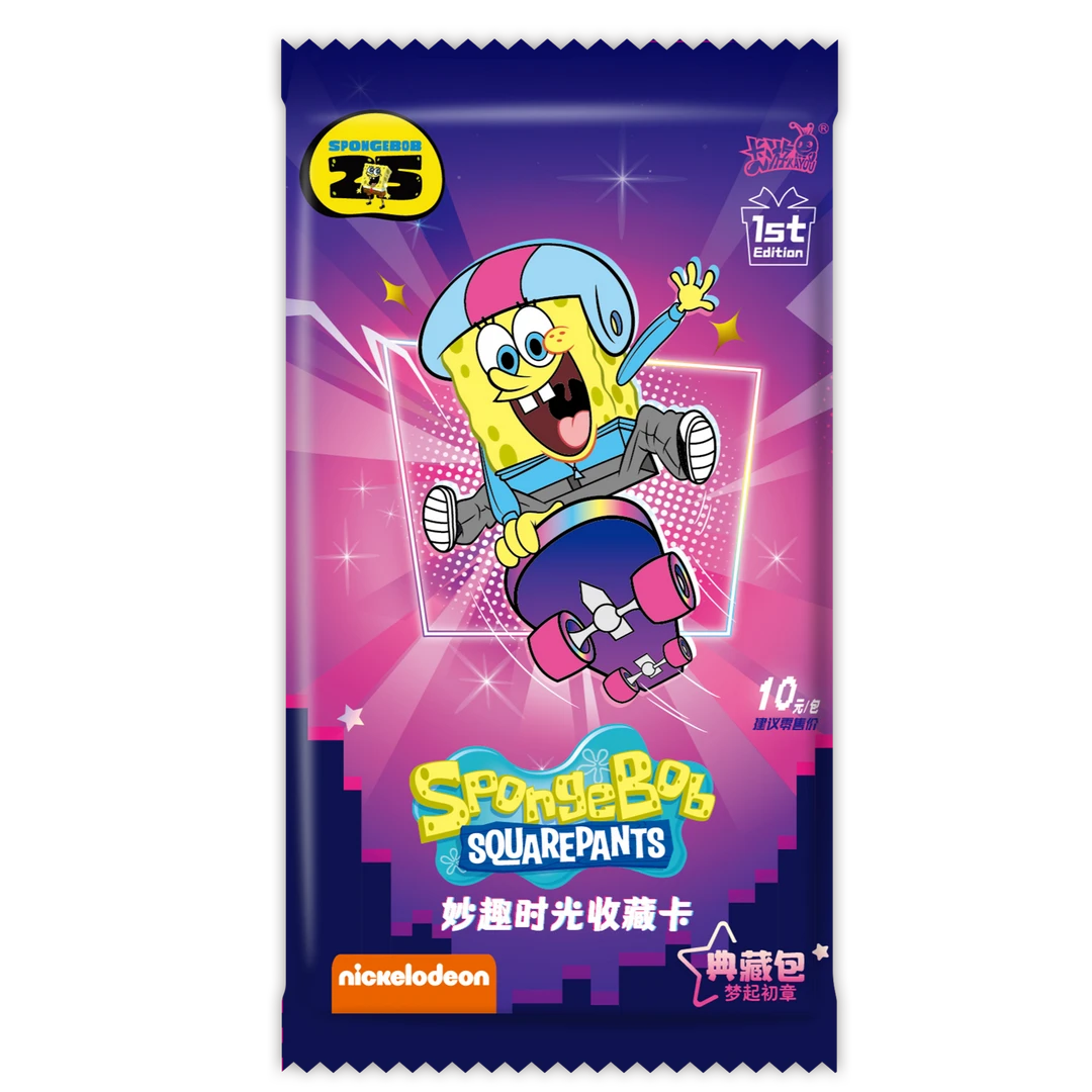 卡游 【平拆】海绵宝宝妙趣时光收藏卡牌盲盒代拆