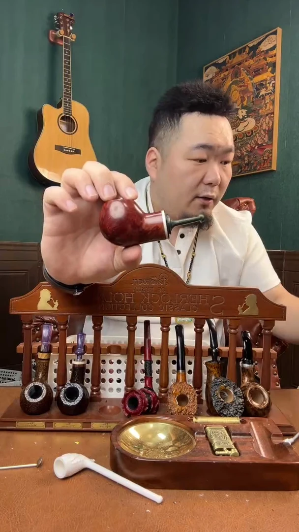 石楠木木雕款意大利进口石楠木烟斗