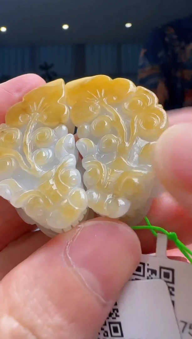 翡翠未镶嵌颈饰DY@@60B7J175640