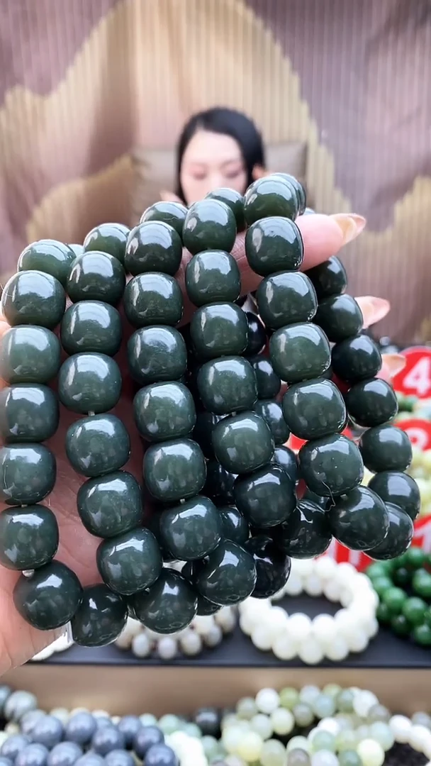未镶嵌手串和田玉老型且末蓝14多样性发货拍一发一