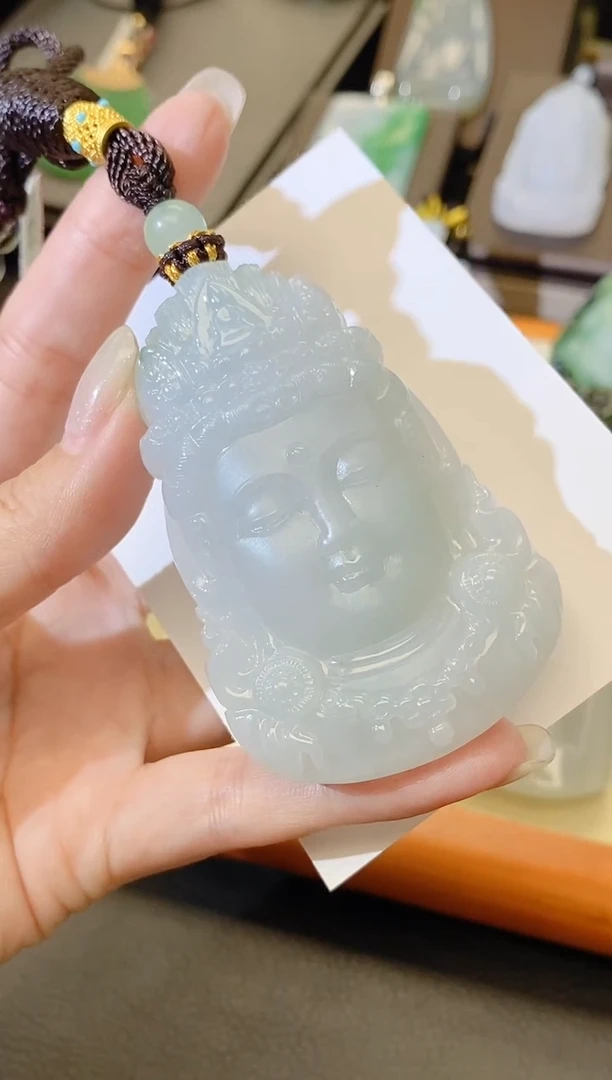 颈饰未镶嵌翡翠缅甸天然翡翠