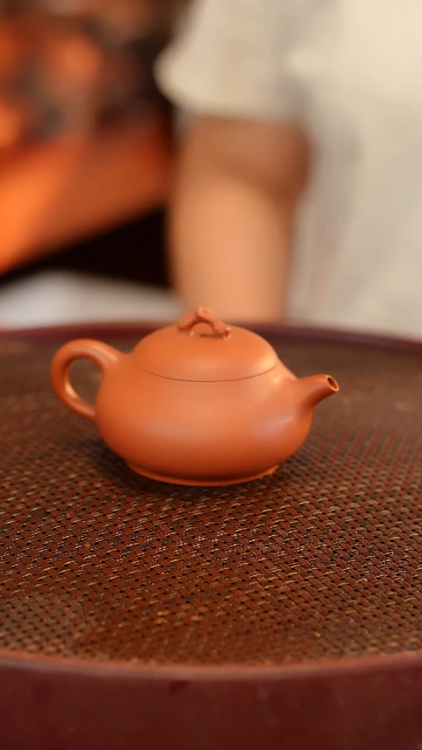 茶壶紫砂全手 大红袍 大蕴 140cc