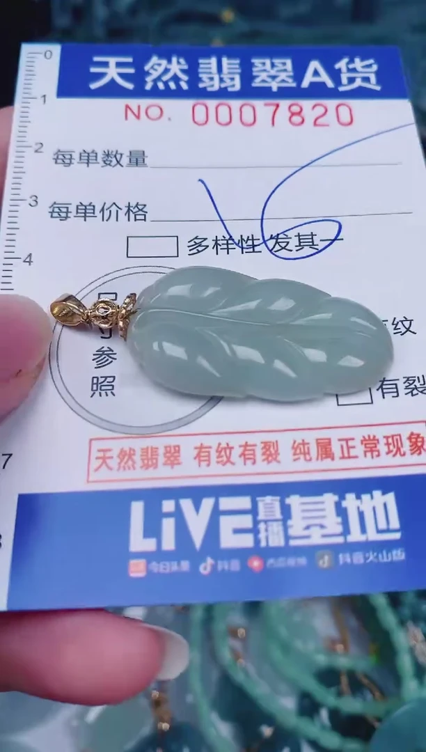 颈饰未镶嵌翡翠00007820