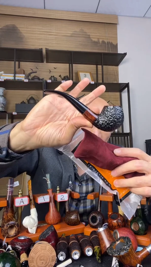 石楠木纯手工意大利石楠木烟斗