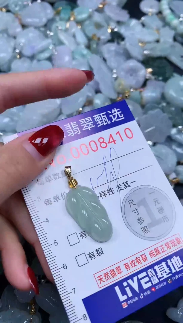 颈饰未镶嵌翡翠8410