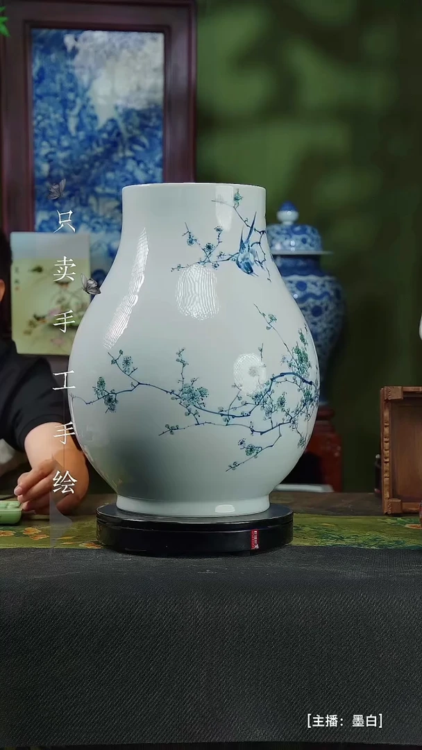 瓷片七**野景德镇手工手绘陶瓷