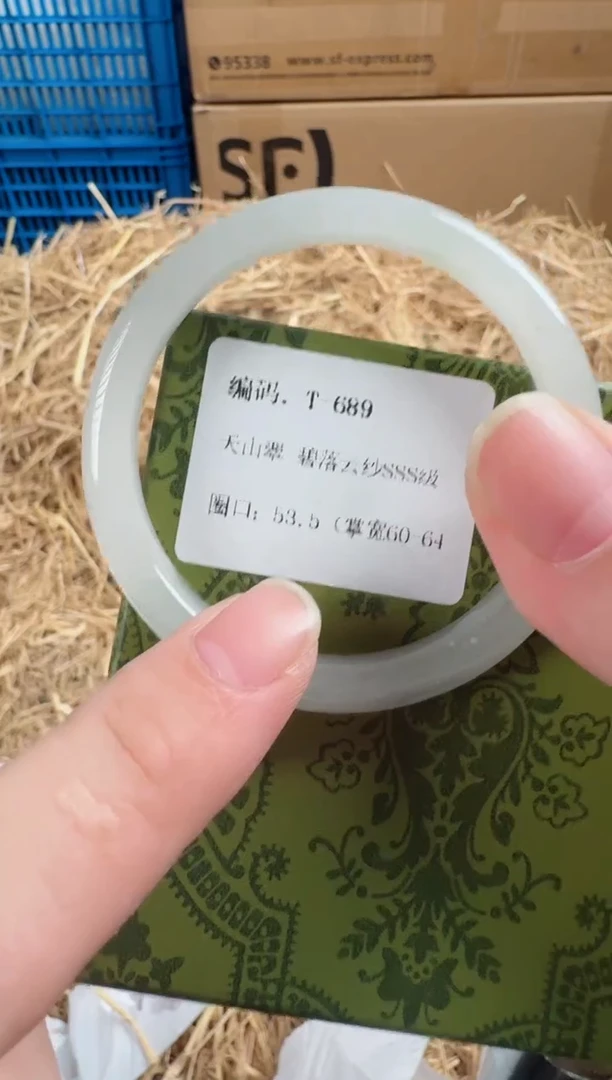 未镶嵌手镯石英质玉T-689