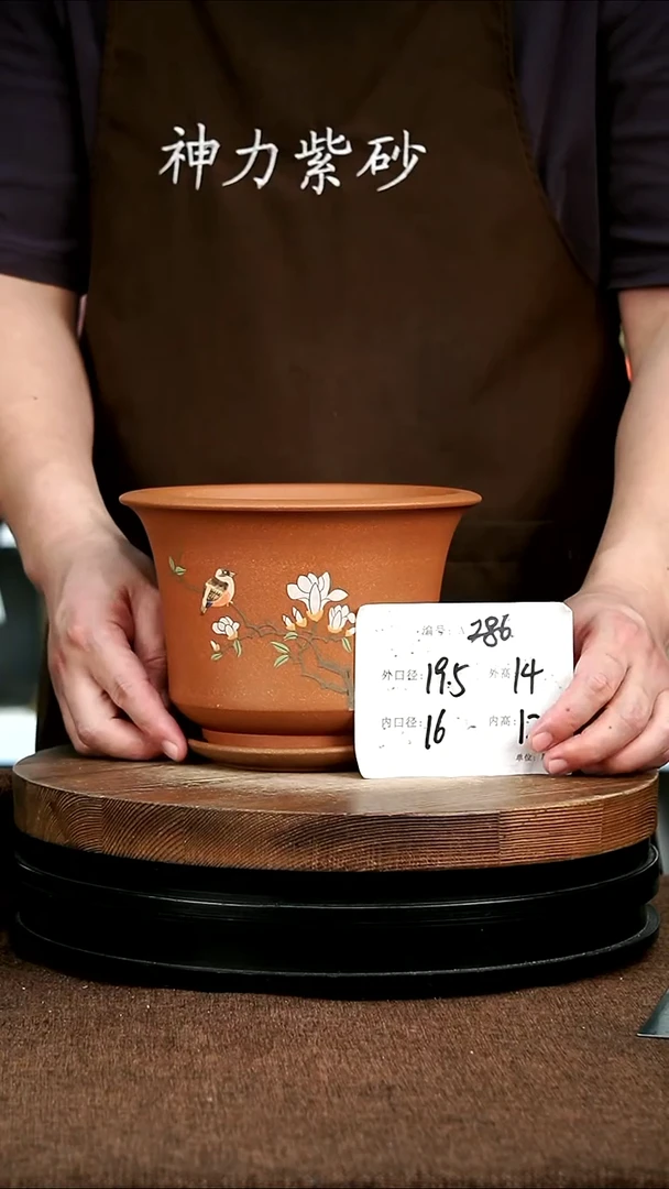 紫砂花盆花卉园艺286+Z