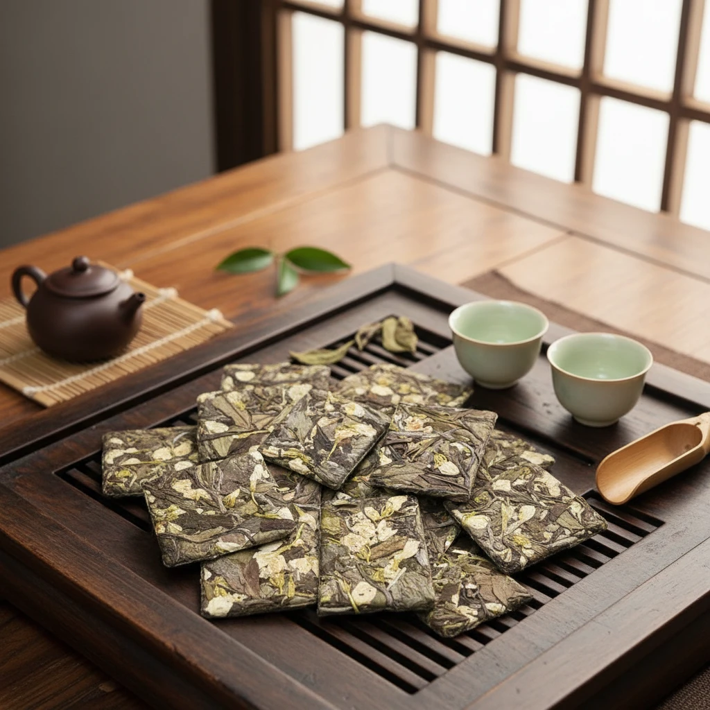 【江缘】清雅茉莉·茉莉白茶· 2024白牡丹+广西横县茉莉花·窨制+提香