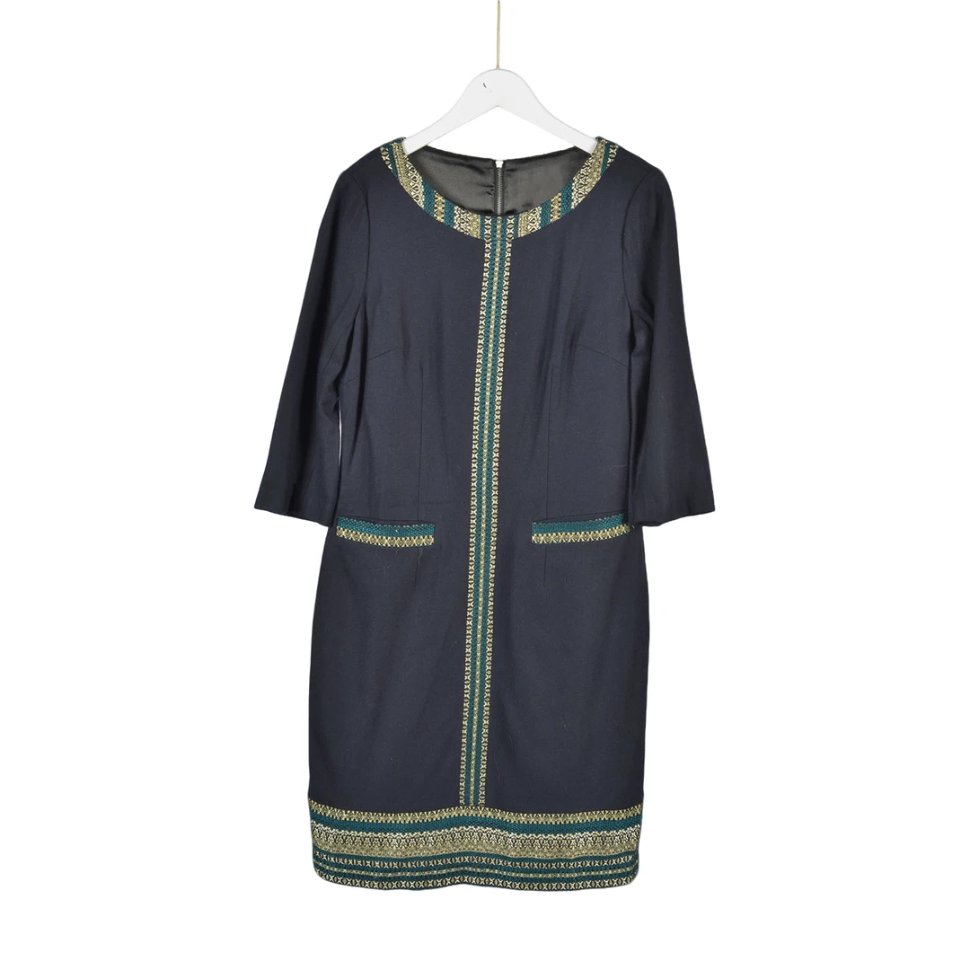 GPF1【专柜捡漏】轻奢女装女装SLDEC-连衣裙8702-午夜蓝正码