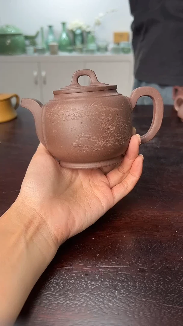 龙泉云间青瓷小米茶器