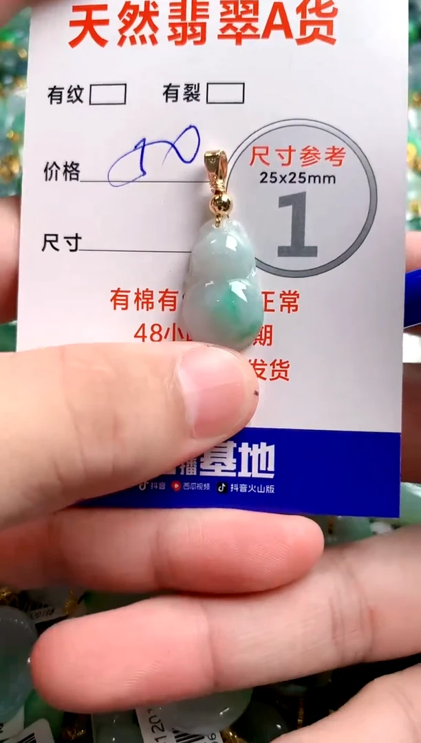 翡翠未镶嵌颈饰14003244