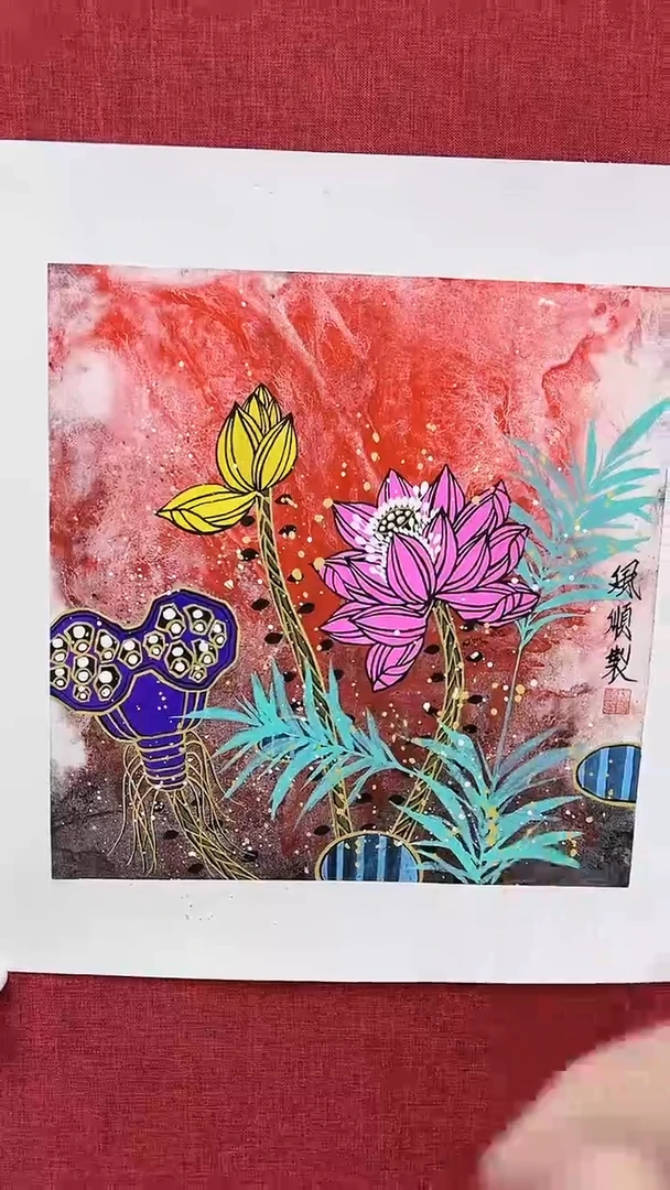 【闪购商品】绘画杨风顺绘画1平尺花鸟